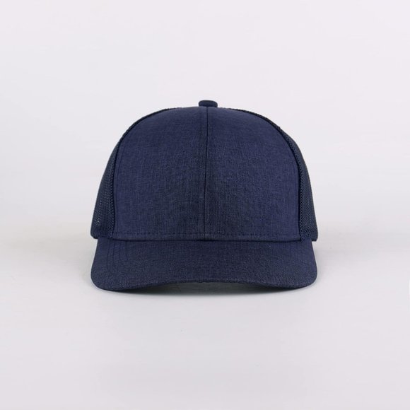 Man Blue Classic Mesh Panels Vintage Baseball Cap - Picture 2 of 6